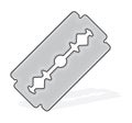Blade razor Royalty Free Stock Photo