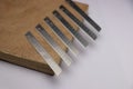 Blade set used to cut paper or vinyl sheets arranged