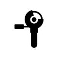 Blade vector glyph flat icon Royalty Free Stock Photo
