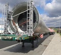 The blade of wind power plant Royalty Free Stock Photo