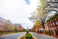 Bladen st, Annapolis towards Maryland State House Royalty Free Stock Photo