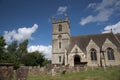 Bladon, Woodstock, UK, July 2013, St Martins Church the burial place of Sir Winston Churchill