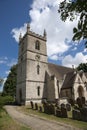 Bladon, Woodstock, UK, July 2013, St Martins Church the burial place of Sir Winston Churchill