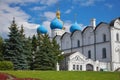 Blagoveshchensky cathedral. Orthodox Church. Historical building in the Kazan Kremlin. Tourist attraction