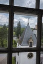 Blair Castle, near the Village of Blair Atholl in Perthshire, Scotland, UK, on a cloudy day