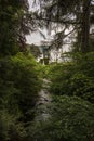 Blair Castle, near the Village of Blair Atholl in Perthshire, Scotland, UK, on a cloudy day