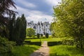 Blair Castle, near the Village of Blair Atholl in Perthshire, Scotland, UK, on a cloudy day