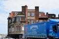 Blakeney Hotel and Delivery Lorry, Blakeney Quay, Norfolk, England