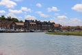 Blakeney in North Norfolk and the River Glaven on a sunny afternoon