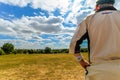 Summer Cricket - Blakesley - UK Royalty Free Stock Photo