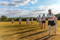 Summer Cricket - Blakesley - UK Royalty Free Stock Photo