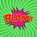 BLAM! comic wording