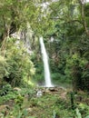 Blamantung waterfall is in the middle of a quiet forest in the village of Pujungan Pupuan, Tabanan, Bali