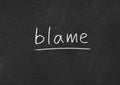 Blame