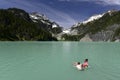 Blanca Lake, State Washington, USA