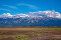 Blanca Mountain of the Sangre de Cristo mountain range in Colorado. Royalty Free Stock Photo