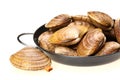Blanch clams