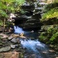 Blanchard Springs, Mountain View Arkansas, waterfall, cave Royalty Free Stock Photo