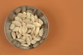 Blanched almonds Royalty Free Stock Photo