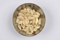 Blanched almonds Royalty Free Stock Photo