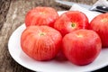 Blanched tomatoes