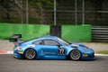 Blancpain GT Series Porsche 911 GT3 R racing at Monza Royalty Free Stock Photo