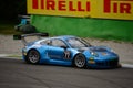 Blancpain GT Series Porsche 911 GT3 R racing at Monza Royalty Free Stock Photo