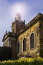 Blandford Forum Church in springtime Royalty Free Stock Photo