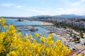 Blanes beach and port, Spain Royalty Free Stock Photo