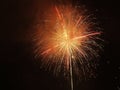 Blanes Fireworks Burst Royalty Free Stock Photo