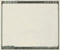 Blank 100 Dollars bank note with copyspace Royalty Free Stock Photo