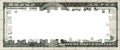 Blank 100 Dollars bank note puzzle frame Royalty Free Stock Photo