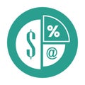 growth graph of business analyzing report, infographics profit and investment