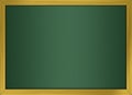 Blank 3D chalkboard vector