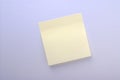 Blank adhesive note Royalty Free Stock Photo