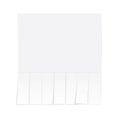 Blank advertisement with cut slips Royalty Free Stock Photo