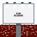 Blank Advertising Billboard In The City Royalty Free Stock Photo