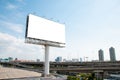 Blank Advertising Billboard. Royalty Free Stock Photo