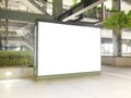 Blank advertising board Royalty Free Stock Photo