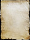 blank aged paper sheet