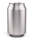 Blank Aluminium Can for beer, soft drinks, alcohol, soda, cola, juice, water isolated on white