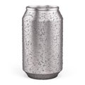 Blank Aluminium Can for beer, soft drinks, alcohol, soda, cola, juice, water isolated on white