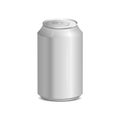 Blank aluminum can Royalty Free Stock Photo