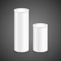 Blank aluminum can set template Royalty Free Stock Photo