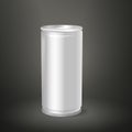 Blank aluminum can template