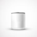 Blank aluminum can template Royalty Free Stock Photo