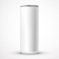 Blank aluminum can template