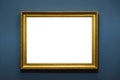 Blank Art Museum Isolated Painting Frame Decoration Indoors Wall Royalty Free Stock Photo