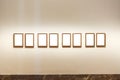 Blank Art Museum Isolated Painting Frame Decoration Indoors Wall Royalty Free Stock Photo