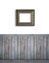 Blank backdrop with dark beadboard Royalty Free Stock Photo